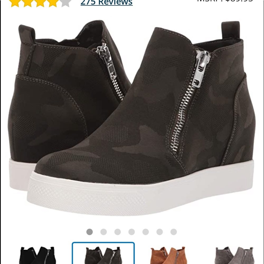 Steve Madden Wedge Camo Sneaker